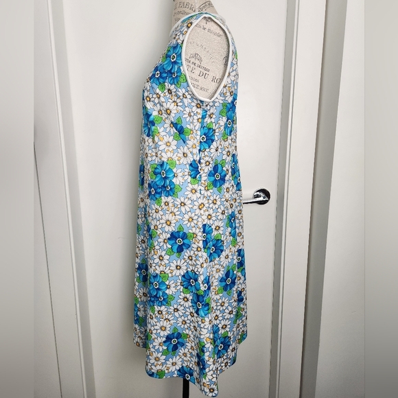 60s Mod Floral Dress - Picture 3 of 10